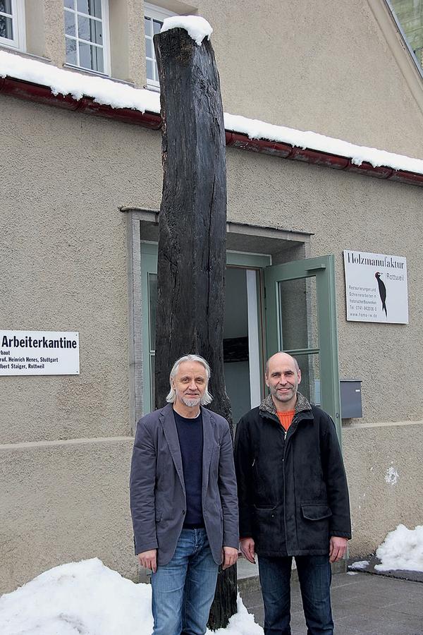 Von Anfang an auf die Restaurierung und Rekonstruktion historischer Holzausstattungen in Baudenkmalen spezialisiert: Günther Seitz und Hermann Klos