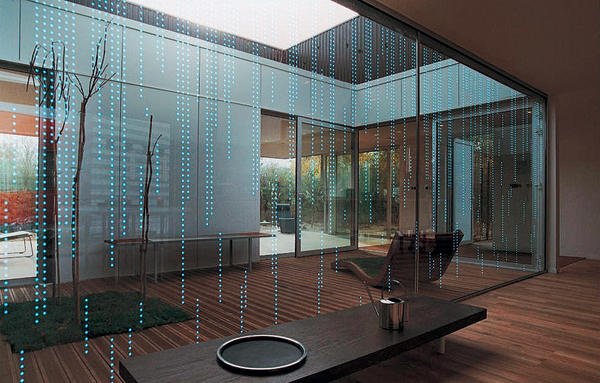 Leuchtdioden rücken transparentes Glas ins rechte Licht