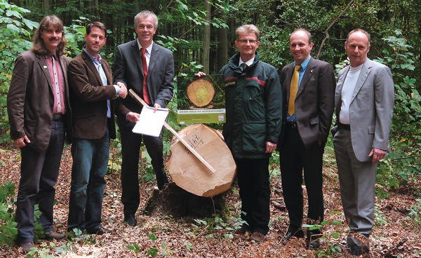 FSC-Siegel für nachhaltige Bewirtschaftung des Staatswaldes