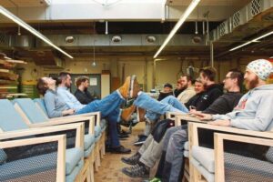 Projektarbeit der Hamburger Holztechnikerklasse