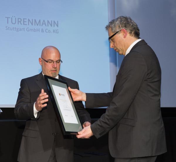 Türenmann erhält Sonderpreis der Bundesregierung