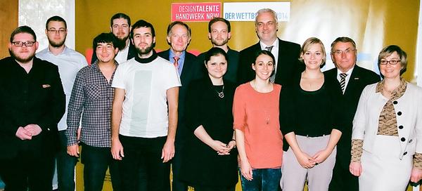 Gewinner des Wettbewerbs „Designtalente Handwerk NRW 2014“