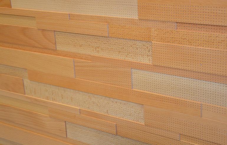Akustik-Designplatte aus Holz