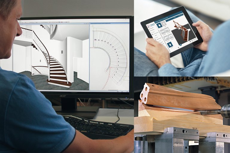Softwarelösungen für Treppen-, Holz- und Fensterbau