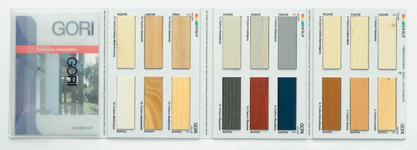 Neue Farbtonkarte für Holz-Alu
