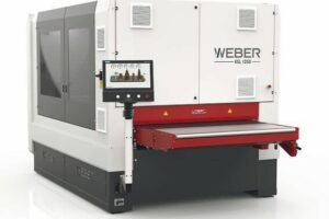 Weber zeigt zwei Holzschleifmaschinen der KSF-Reihe