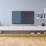 TV_cabinet_,_modern_interior_of_living_room_design_and_Cozy_Living_style__,3d_illustration